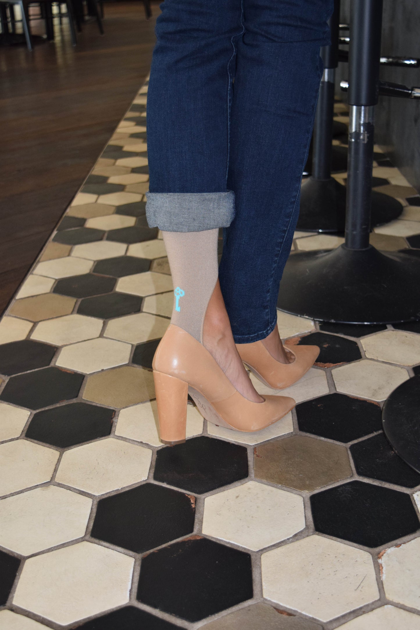 Keysocks Original - Black/Nude